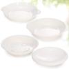Chuzhou A5 Thickened White Melamine Deep Dinner Plate