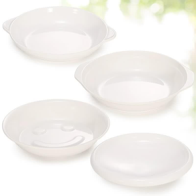 Chuzhou A5 Thickened White Melamine Deep Dinner Plate