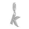 Decorative Charms Genuine Copper Heart Pendant Piece Letter Name Charm Decorations Bead Elements Suitable For Authentic Bracelet Style For Women