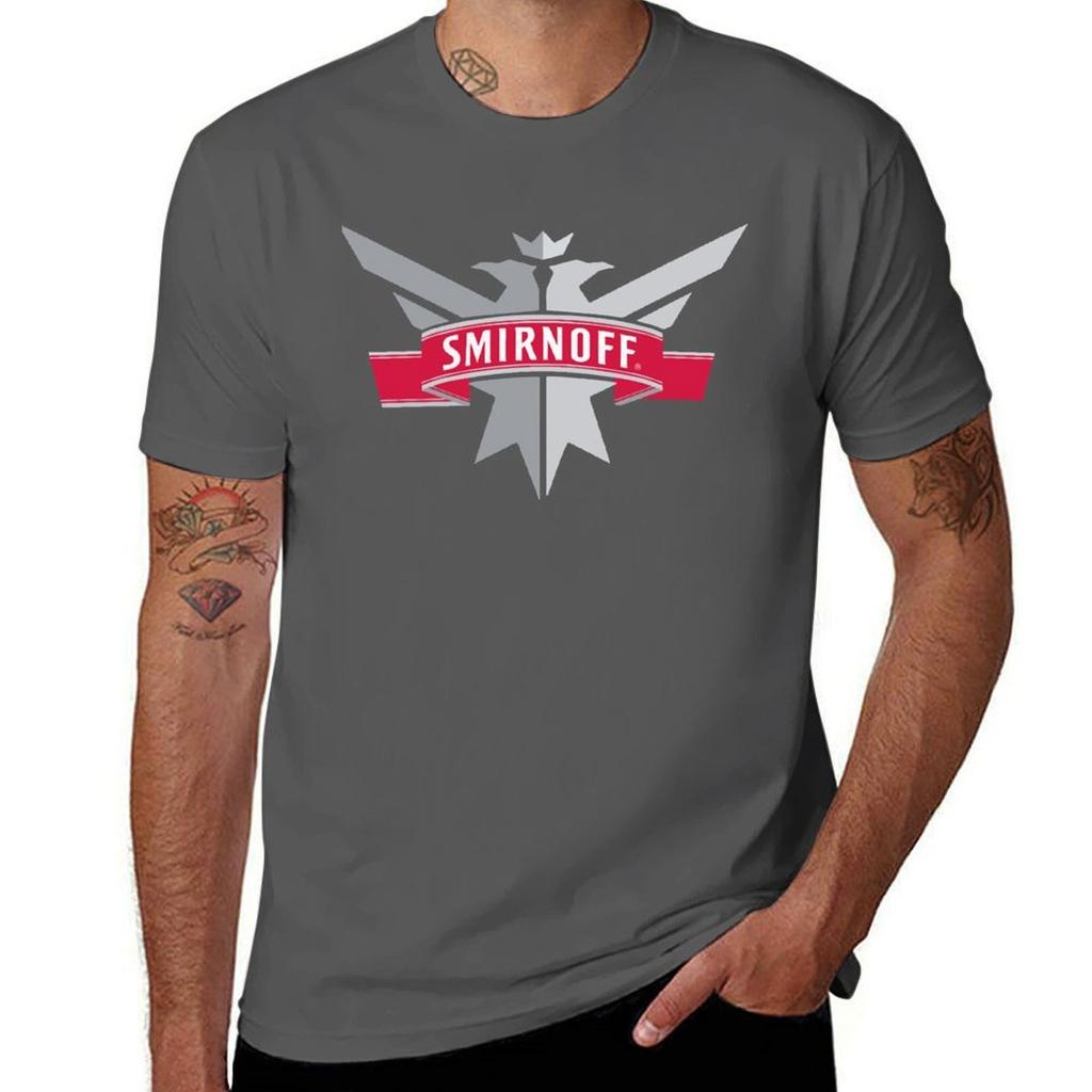 Smirnoff Logo For Fans Tshirt Sports Casual Short Sleeve Cotton Tee