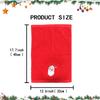 32*45cm Christmas Cotton Towel Set - Embroidered Holiday Kitchen & Bath Hand Towels with Festive Motifs
