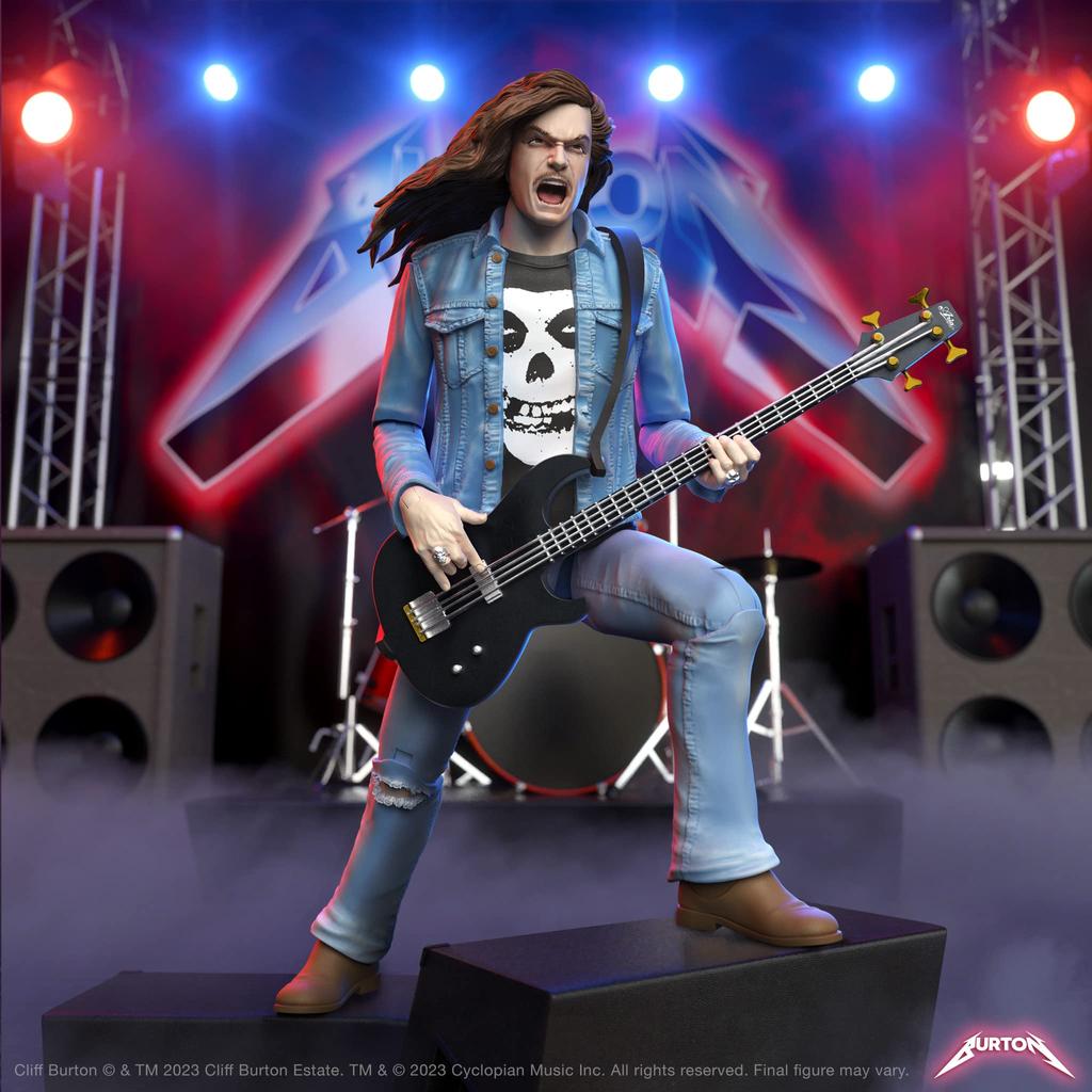 Super7 Cliff Burton Action Figure with Accessories Heavy Metal Collectibles and Retro Toys ULTIMATES! - 7"
