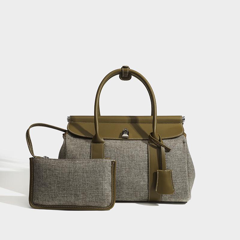 DSGUTWO 2025 Large Capacity Crossbody Travel Tote In High-Grade Grain Leather