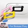 For Bestune Pony Front  Steering Wheel Hub Car  Modification Color Change Tail Letter Sticker Decorative Sticker