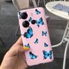 Phone Case for Infinix Smart 7 Plus Case X6517 Bumper Flower Girly Soft Silicone Cover for Infinix Smart 7 X6517 Funda Smart 7+
