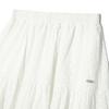 Intercrew Women'S Embroidered Eyelet Tiered Skirt White Ita2Sl52Awh