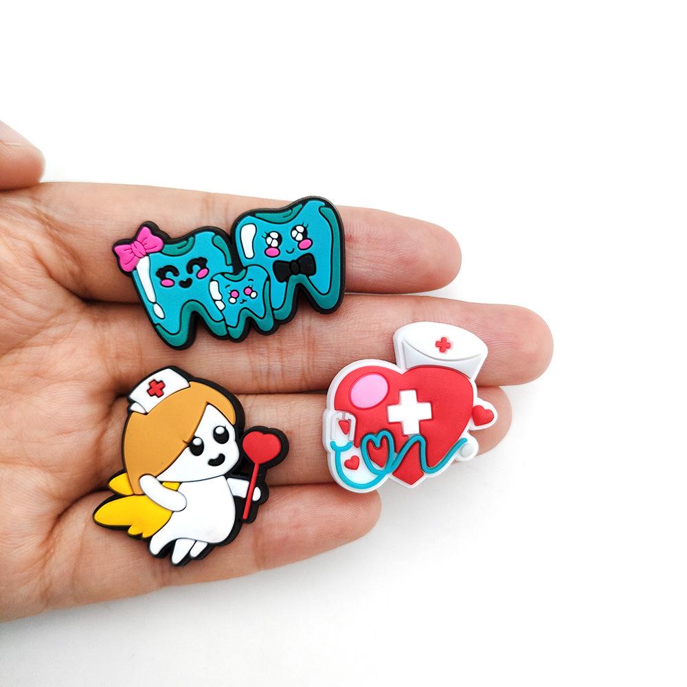 Medical Series Shoe Charms: DIY PVC Rubber Clog Accessories