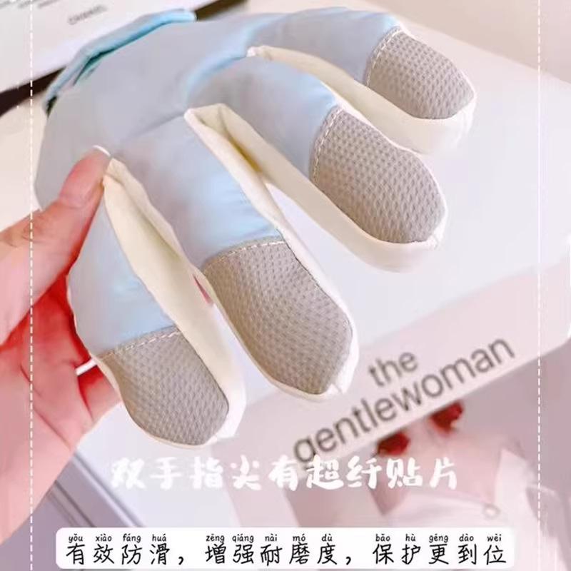 Gloves Women's Ski Warm Fleece Thick Cotton Tianshui Windproof and Cold-proof Electric Vehicle Cycling
