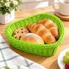 Hardness Bread Fruit Vegetables Basket Household Rattan Basket  Restaurant Serving Tabletop Display