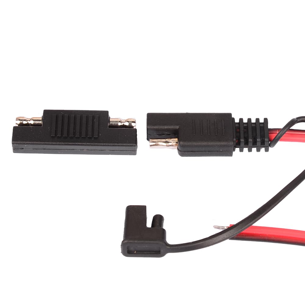 HUIQIAODS SAE Connector, Extension Cable, Set of 2, 2-Pin, SAE Extension Power Cord, Extension