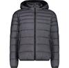 Quilted Jacket CMP Man Jacket Snaps Hood
