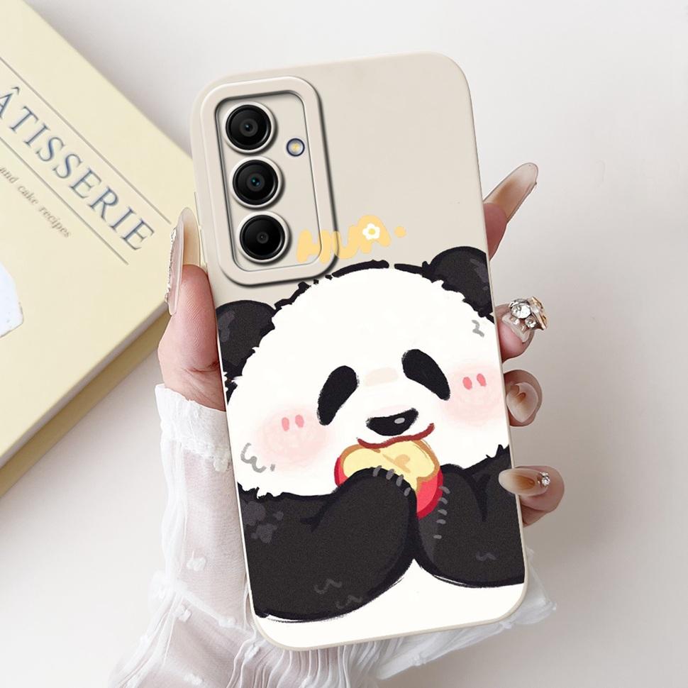 For Samsung A16 5G Case SM-A166B Cute Panda Bear Cartoon Back Cover Phone Cases For Samsung Galaxy A16 A15 5G Soft Fundas