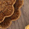 3er-Set handgeflochtene Rattan-Aufbewahrungskörbe, Multifunktionaler Organizer für Wohnzimmer und Schlafzimmer, Stilvolle Utility-Körbe