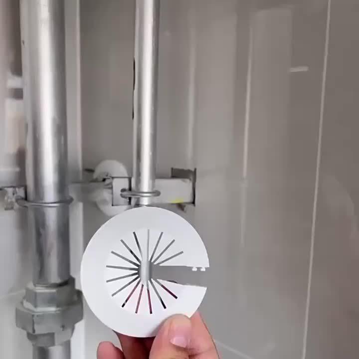 Kit de Acabamento de Tubulação/Remendo para Furo na Parede/Tampa de Tubulação de Ventilação de Furo na Parede de Plástico/para Válvulas de Chuveiro/Tubulações de Válvula de Ângulo/Torneiras/Placa Rápida Decorativa Acessórios de Cozinha