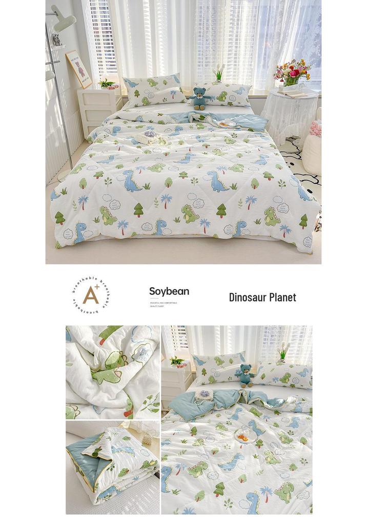Class A Maternal & Infant Double Layer Summer Gauze Quilt - Cool, Gift Boxed, Air Conditioning Blanket, Dormitory Thin Blanket, 8