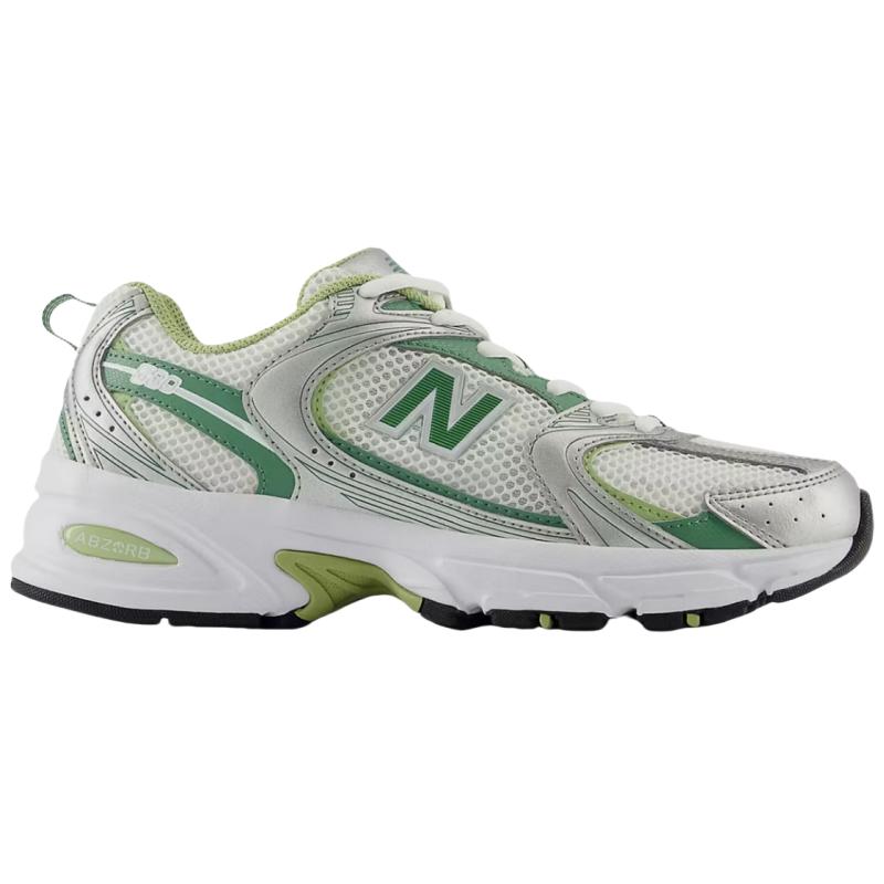 New Balance 530 Silver Metallic Mallard Green