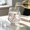 Halloween Party Glassware Ghost Whiskey Glass Black Cat Spider Net Skull Tumbler for Spooky Holiday Gift Cocktail 350ml Drinkware Home Bar Festive