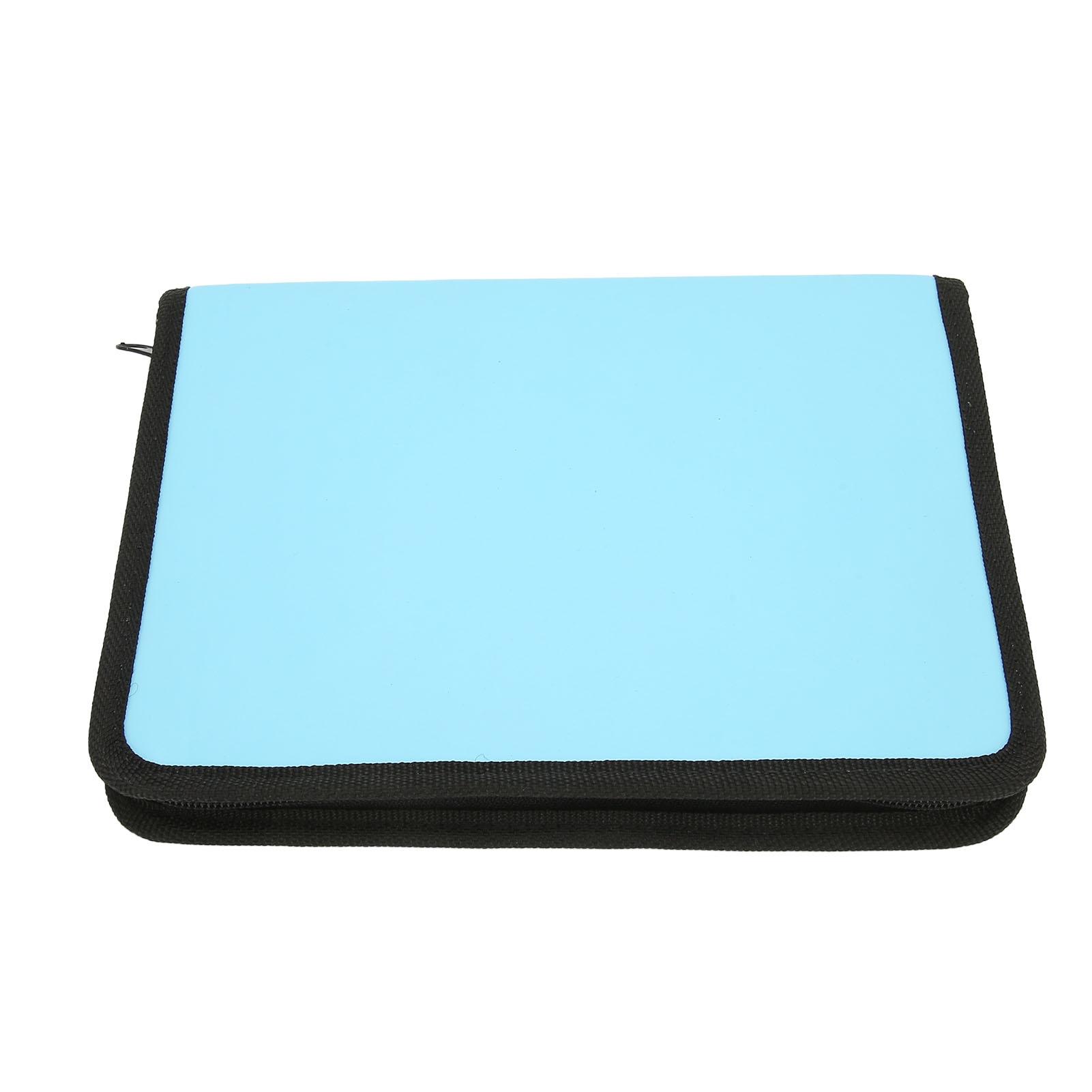 

Сумка для хранения сверл для ногтей большой емкости пылезащитный портативный держатель для сверл для ногтей контейнер синий