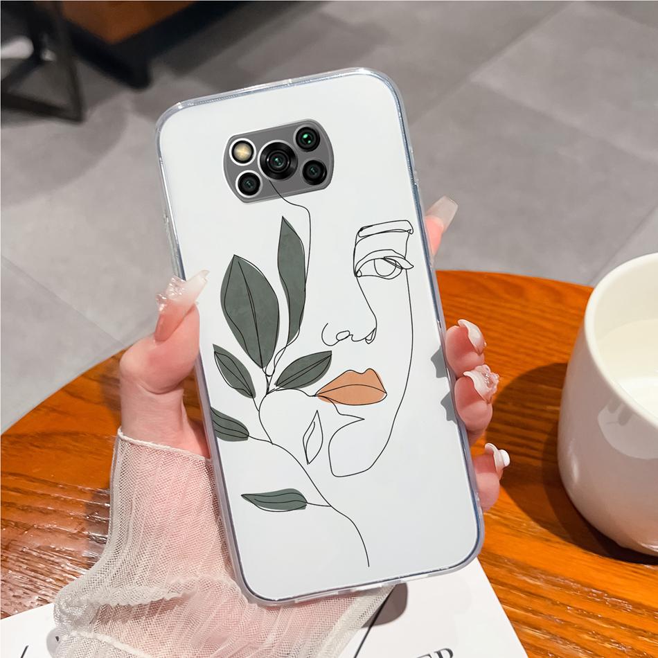 For Poco X3 Pro GT Case Creative Fun Soft TPU Silicone Clear Anti Choc Phone Back Cover For Poco X 3 Pro GT X3Pro X3GT NFC Funda