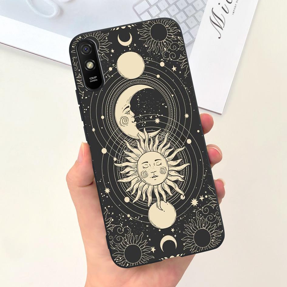 For Xiaomi Redmi 9A Case Redmi 9AT Cover Fashion Landscape Moon Soft Silicone Slim Funda For Xiaomi Redmi 9i Redmi9i Sport Coque