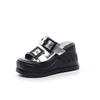 Belt Buckle Slippers Women's Summer 2025 New Fashionable Versatile Small Thick Bottom Word Beach Cool Slippers Tide