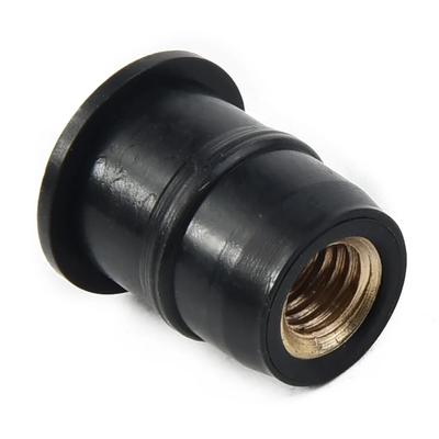 Juego de 10 tuercas remachables de goma para parabrisas de motocicleta de 5 mm, M5, tuerca de montaje del panel del amortiguador de vibraciones para Honda y Suzuki