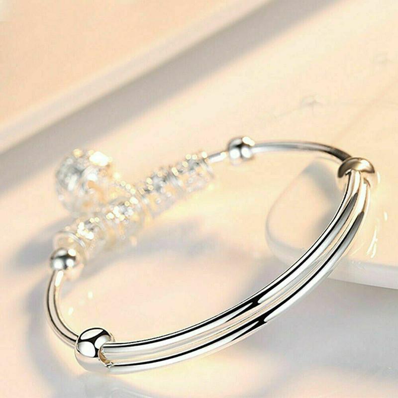 Exquisite Women's Silver Color Adjustable Bracelets with Hollow Bells Ball Fashion Party Female Jewelry Daily Collocation
