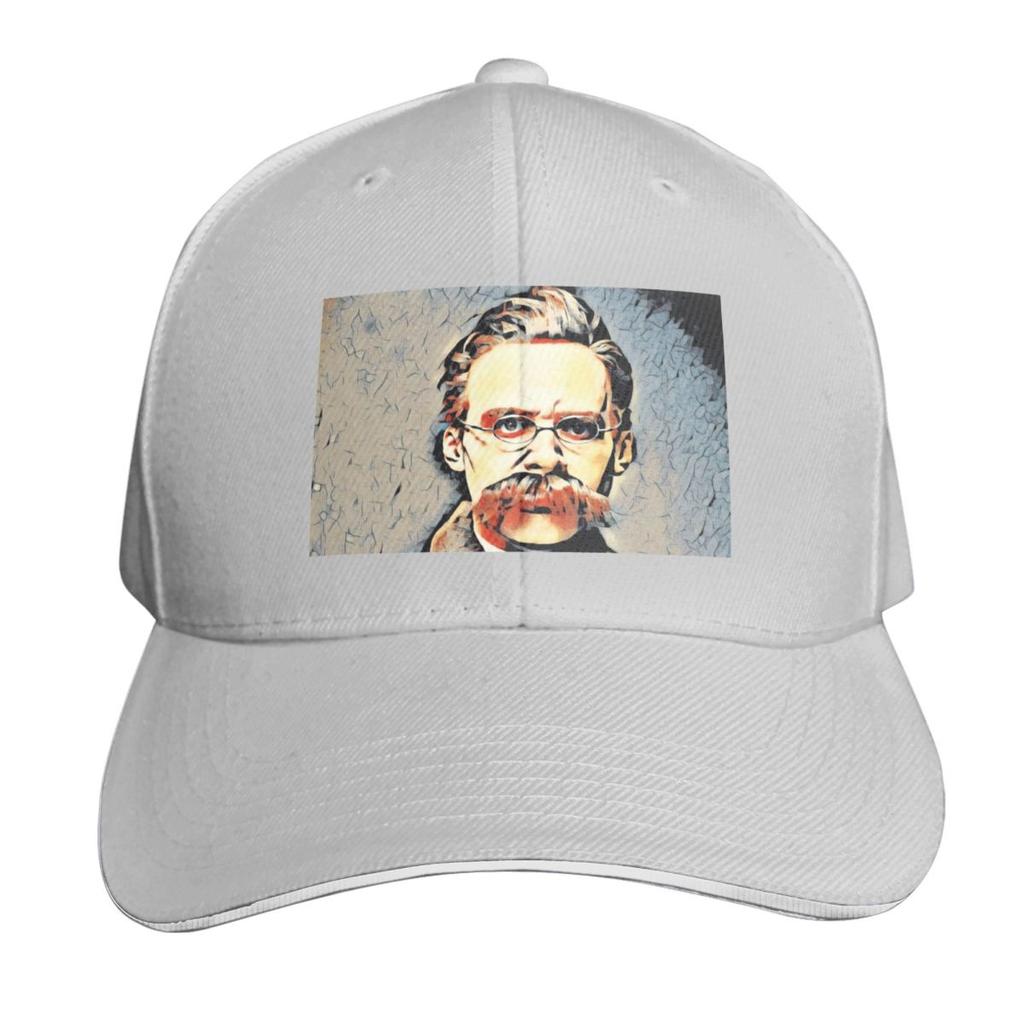 Portrait of Friedrich Nietzsche Baseball Cap Derby Hat Hat Unisex Hat Unisex For The Sun Luxury Unisex Unisex Golf Wear Womens