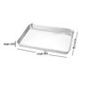 Rectangular Stainless Steel Barbecue Tray