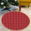 عيد الميلاد مفهوم الديكور آلة غرامة المنسوجة القطن قاعدة غير زلة السجاد غرفة قابل للغسل