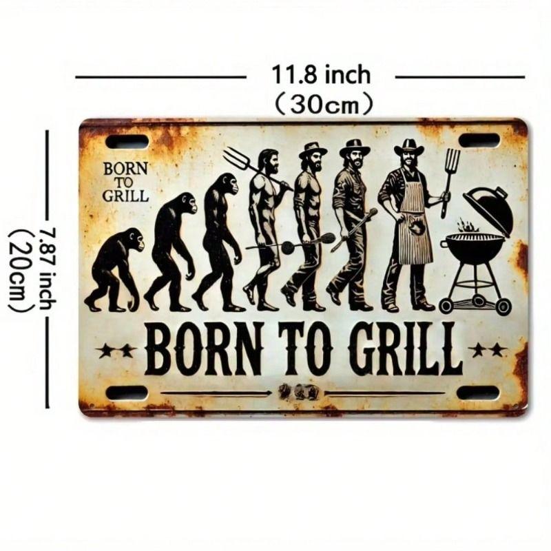 Decorative Metal Wall Sign 20x30cm Tin Sign Vintage Art