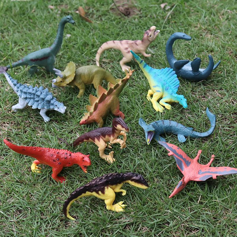 Oenux Solid Animals Action Figures Wild Ocean Insect Model Set Dinosaur Butterfly Fish Bird Turtle Frog Lizard Figurines Kid Toy