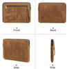 Genuine Leather Laptop Sleeve For MacBook Pro 14 Large Inner Pocket Shockproof