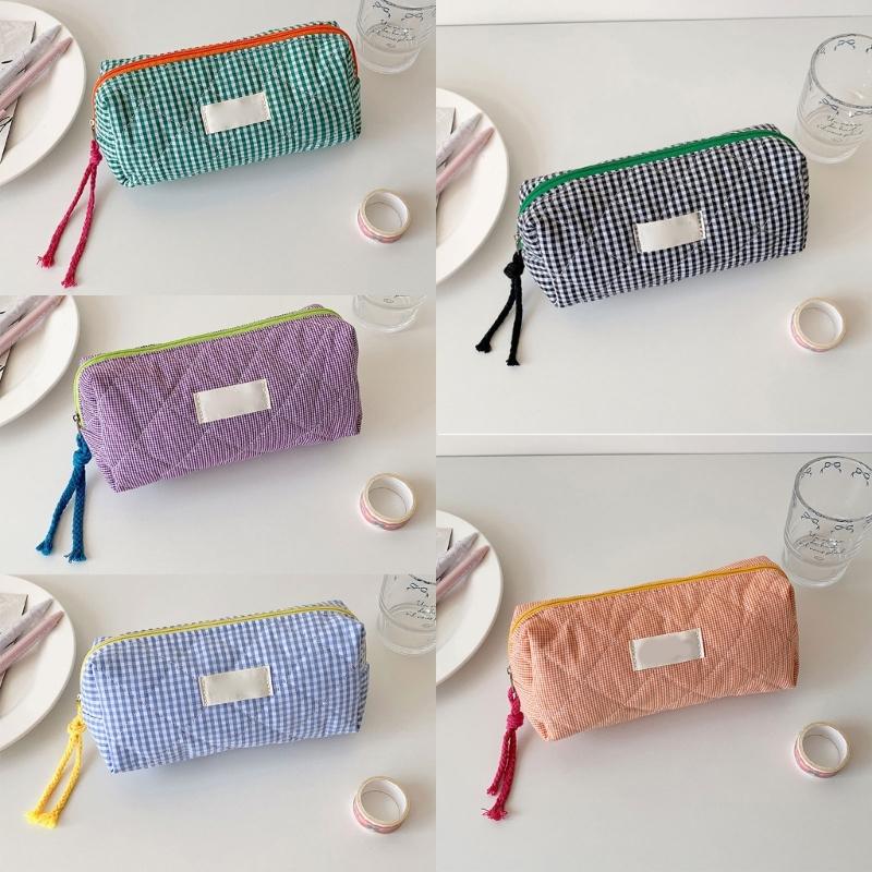 Pencil Case 7.5x3.5x2.4In for Student Girl Women Large Pen Bag Zippered Pen Pouches Travel Cosmetic Storage Bag
