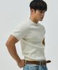 Michikoleondeonseupocheu Saddle Round Muscle Fit Knit Ivory
