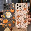 Autumn Pumpkin Coffer Phone Case For iPhone 17 16 15 14 13 12 11 Pro Max 17 Air 16E XS X XR 7 8 Plus SE Shockproof Soft Cover