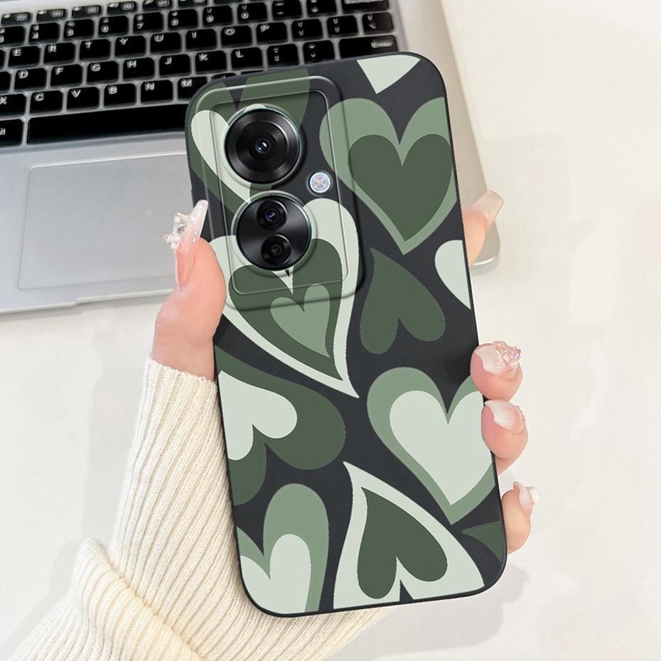 Cute Cartoon Phone Case For OPPO Reno11 F 11 11Pro 5G Soft Silicone Shockproof Cover For Oppo Reno11 Pro 11F Cases Bumpers
