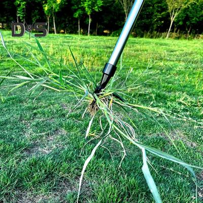 Detachable Weed Puller Set Stand Up Weeding Tool Metal Heavy Duty Weed Remover with Long Handle And Claw for Gardens Lawns