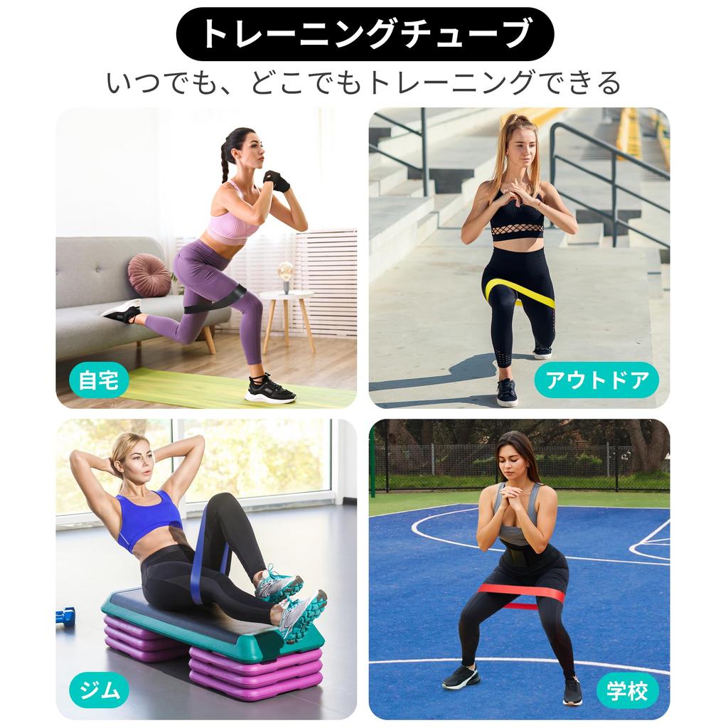 TheFitLife Training Strength Training Fitness Tubes Tubes, Tubes, (Yellow/Green/Red/Blue/Black)