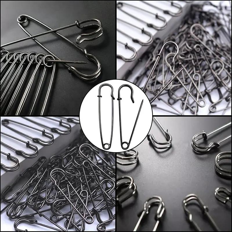 5/10/20PCS Extra-Large Steel Safety Pins 75mm(3") Heavy Duty Big Safety Pin Stainless Steel Spring Lock Pins for Clothes Crafts