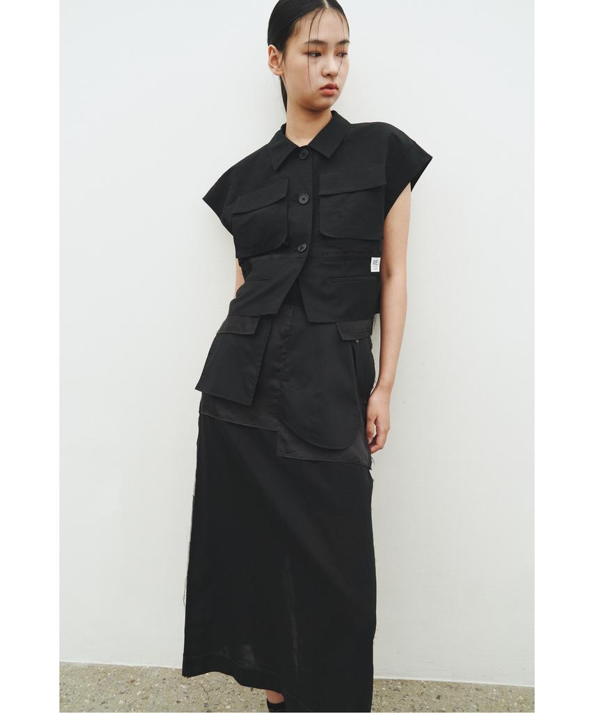RECODE Inside-Out Sheer Skirt_Rqkam25553Bkx
