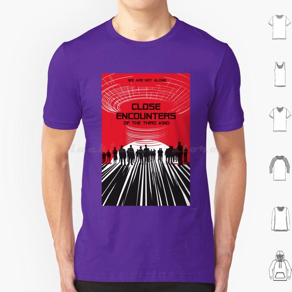 T Shirt 6xl Cotton Cool Tee Movie Cinema Cinephile Retro Scifi Ufo Minimalist I Want To Believe Universe Steven Spielberg