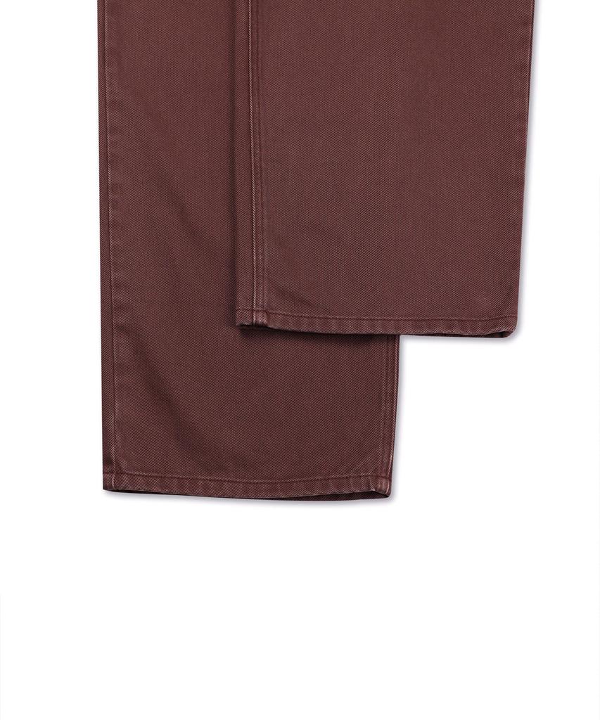 MICHIKO LONDON KOSHINO Washed Cotton Pants Plum Brown