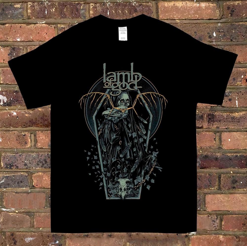 Lamb Of God T-Shirt LAMB OF GOD Shirt Heavy Metal Band Black Tee XXXXL