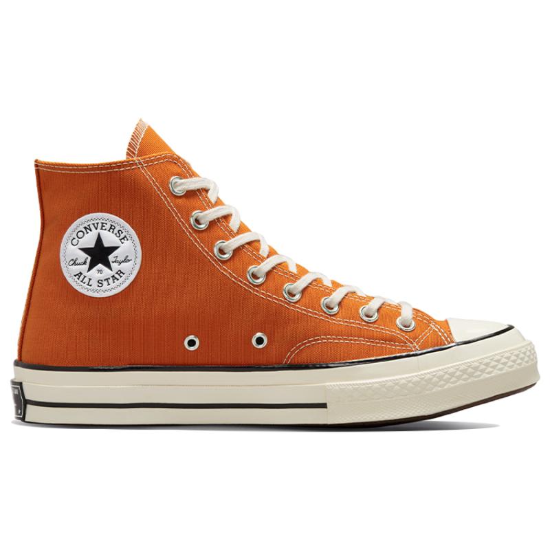 Converse 1970s Chuck Taylor All Star Hi comfortable and versatile durable and breathable high-top canvas shoes unisex sunset orange