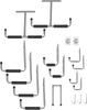 Set of 16-piece Garage Hooks KD5869