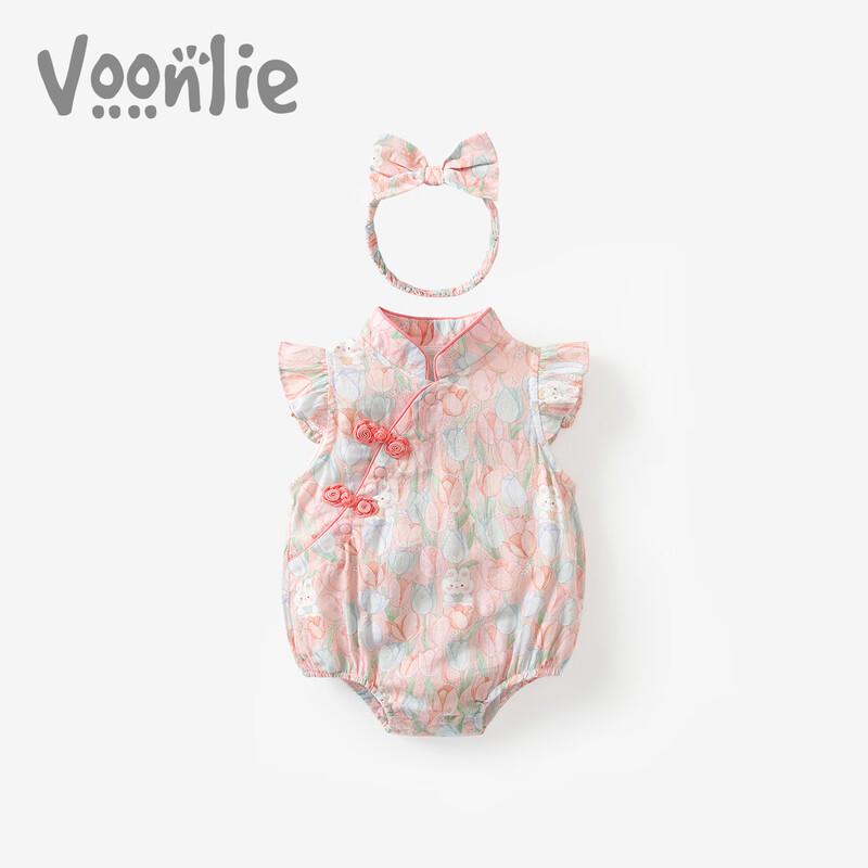 

Летний комбинезон для новорожденной девочки S