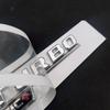 2pcs Car Letters Fender Trim Badge BITURBO 4MATIC Plus Emblem Sticker For C43 E43 GLE43 GLC43 W205 W213 Accessories
