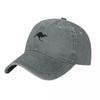 Känguru Icon Schwarze Baseballkappe Golfkappe Rave Lustige Hüte Wanderhut Damen Strand Outlet Unisex