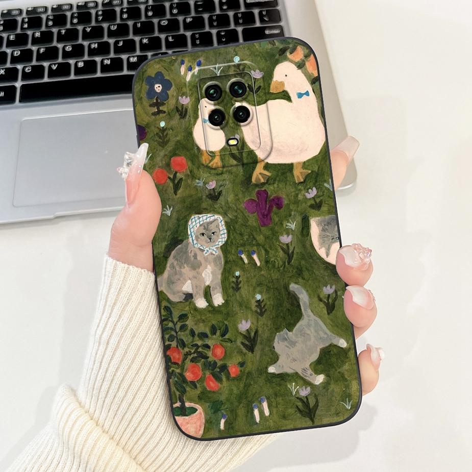 For Xiaomi Redmi Note 9 Pro Case Cute Funny Cartoon Cover Full Protection Phone Case For Redmi Note 9 Pro Max Note9 9S Soft Bags